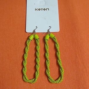 😻 3 For $15 Bright Green Snake Look Chain Dangles